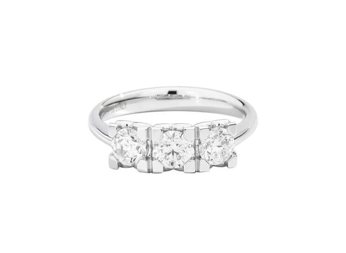 Anello Recarlo Anniversary Square Trilogy br 0.59 R01TY030/057-14