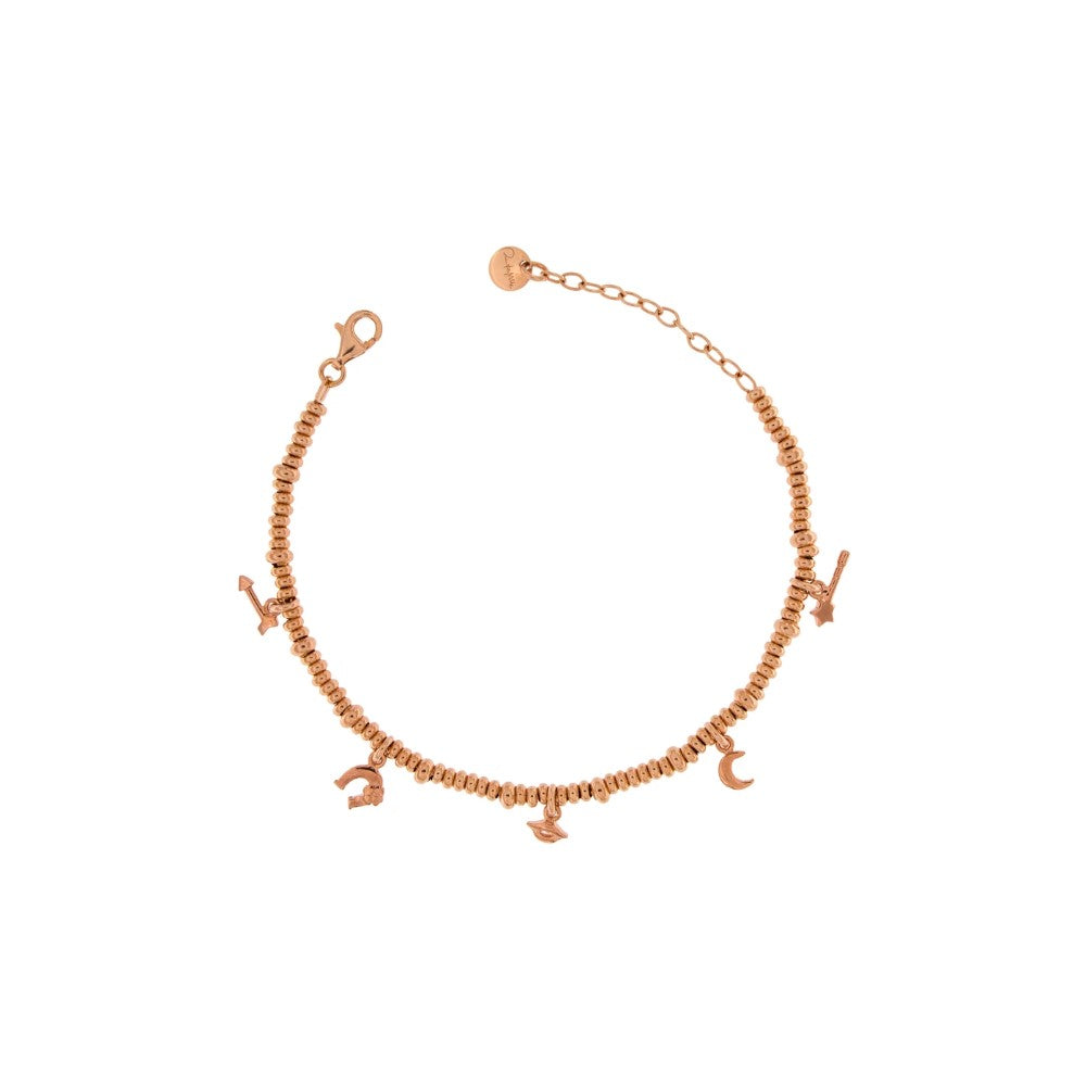 Rue Des Mille Bracelet with Micro Rings and 5 Subjects