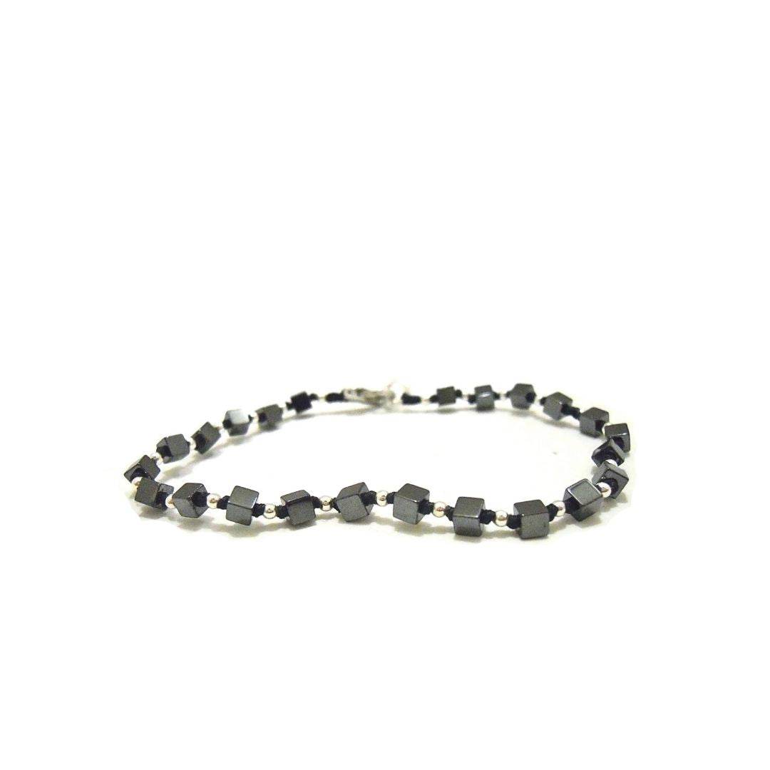 Bracciale Spadarella Spadino Cubi Ematite SPBR246