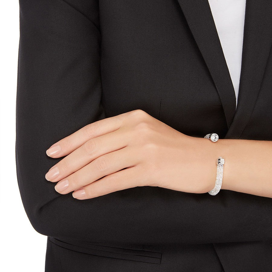 Bracciale Rigido Swarovski Crystaldust Bianco