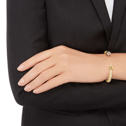 Bracciale Rigido Swarovski Crystaldust Dorato