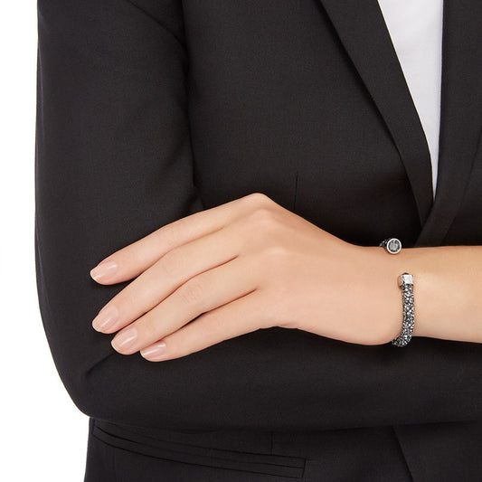 Bracciale Rigido Swarovski Crystaldust Grigio