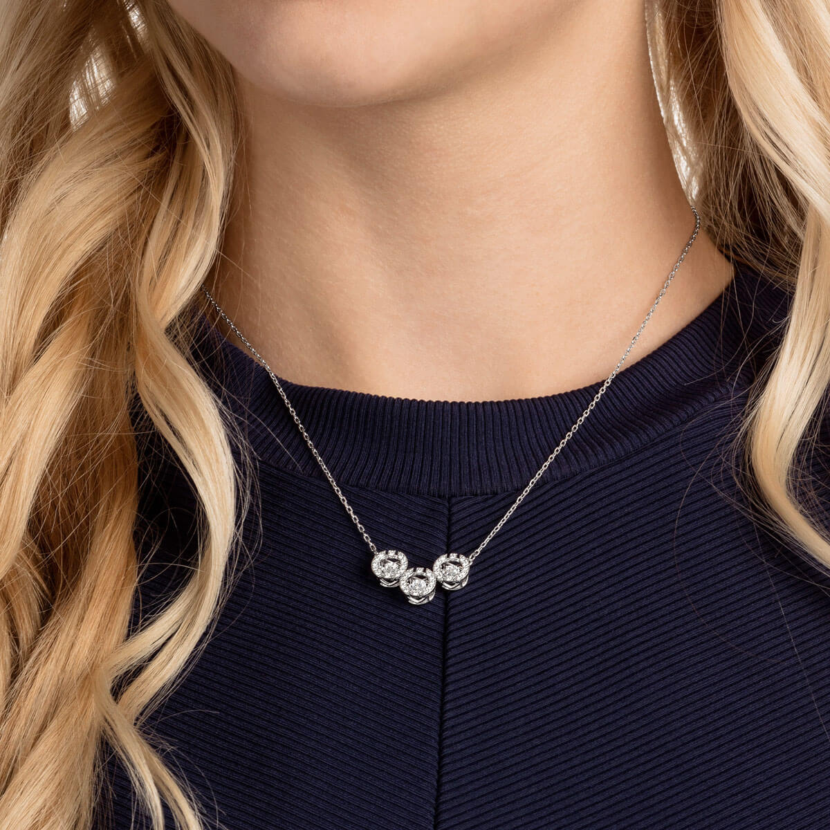 Swarovski Sparkling Dance Trilogy necklace 5465275