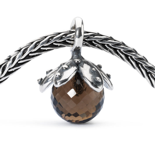 Trollbeads Pendant Bead with Smoky Quartz TAGBE-00210