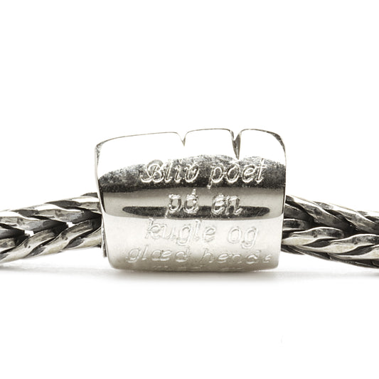 Trollbeads Small Papyrus Bead Silver TAGBE-40059