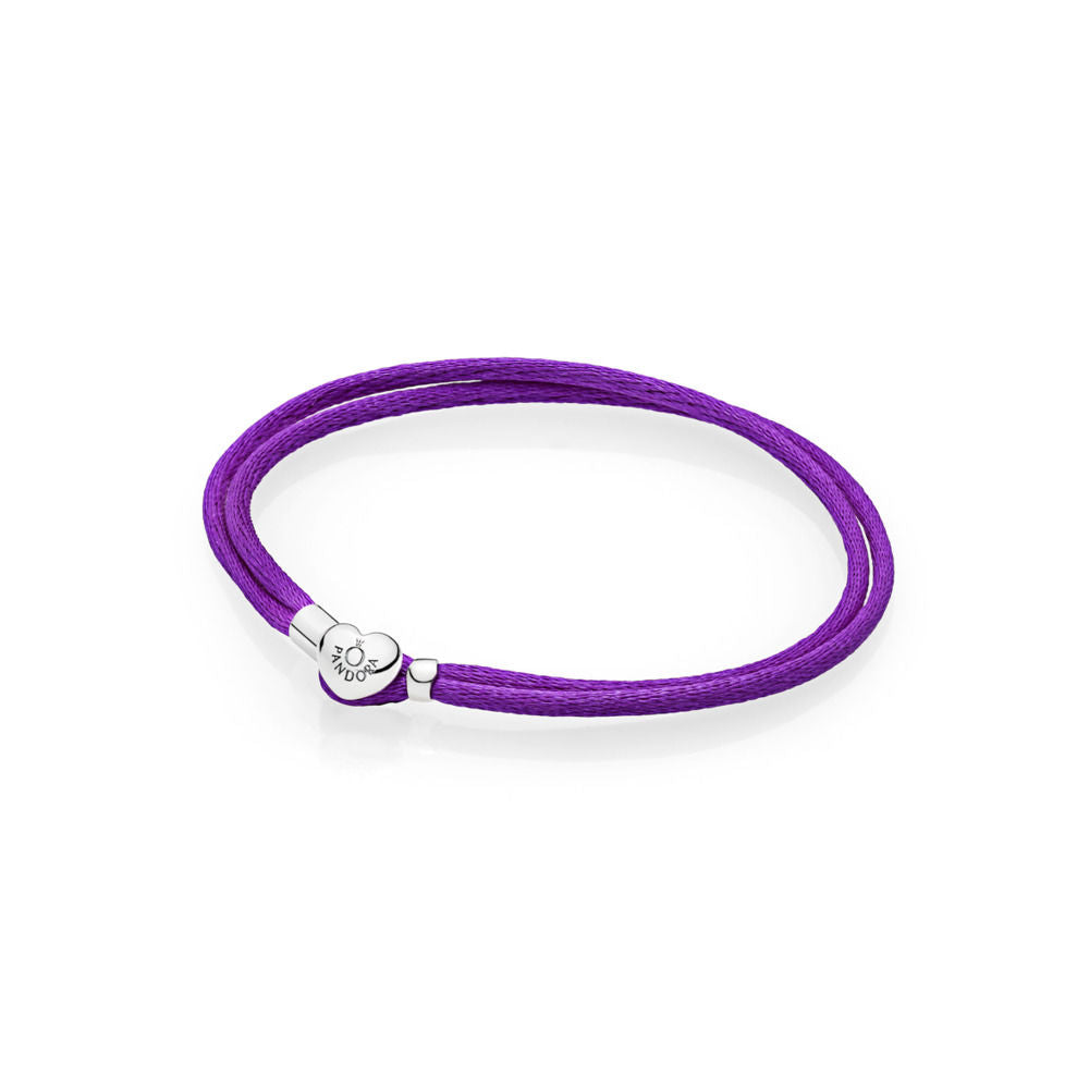 Pandora Purple Fabric Bracelet 590749CPE