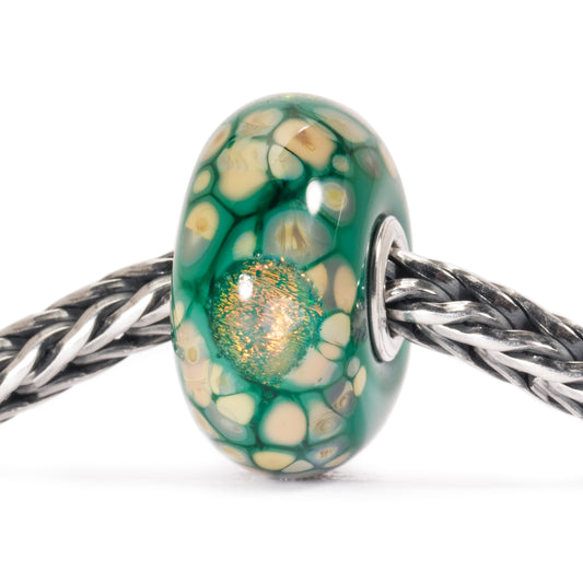 Bead Trollbeads Mosaico di Fiori Verdi TGLBE-20056