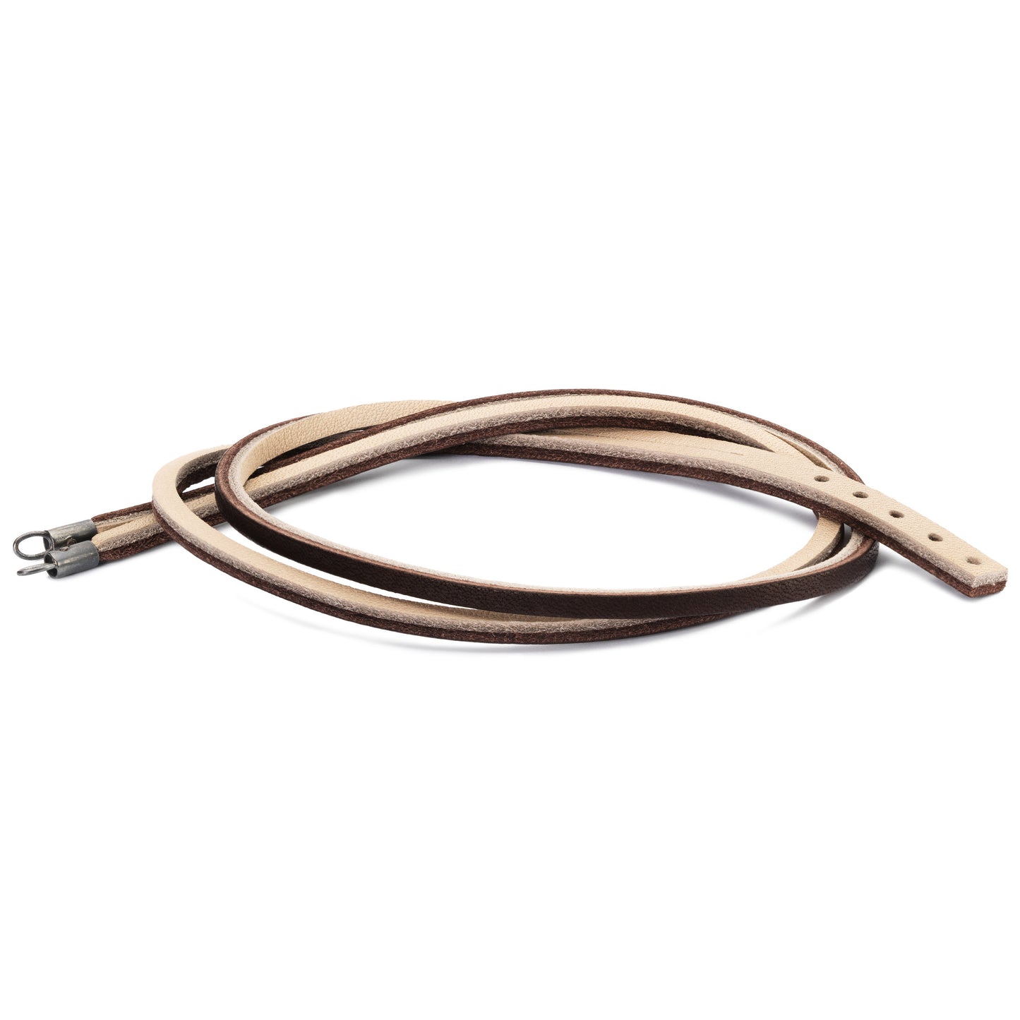 Bracciale Trollbeads Bracciale in Cuoio Marrone/Grigio Chiaro 36 cm TLEBR-00040