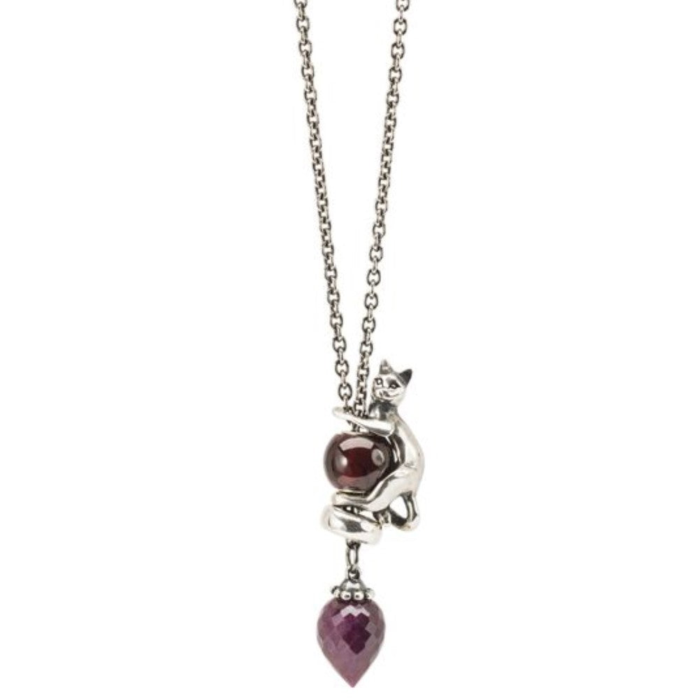 Collana Trollbeads Fantasia con Rubino