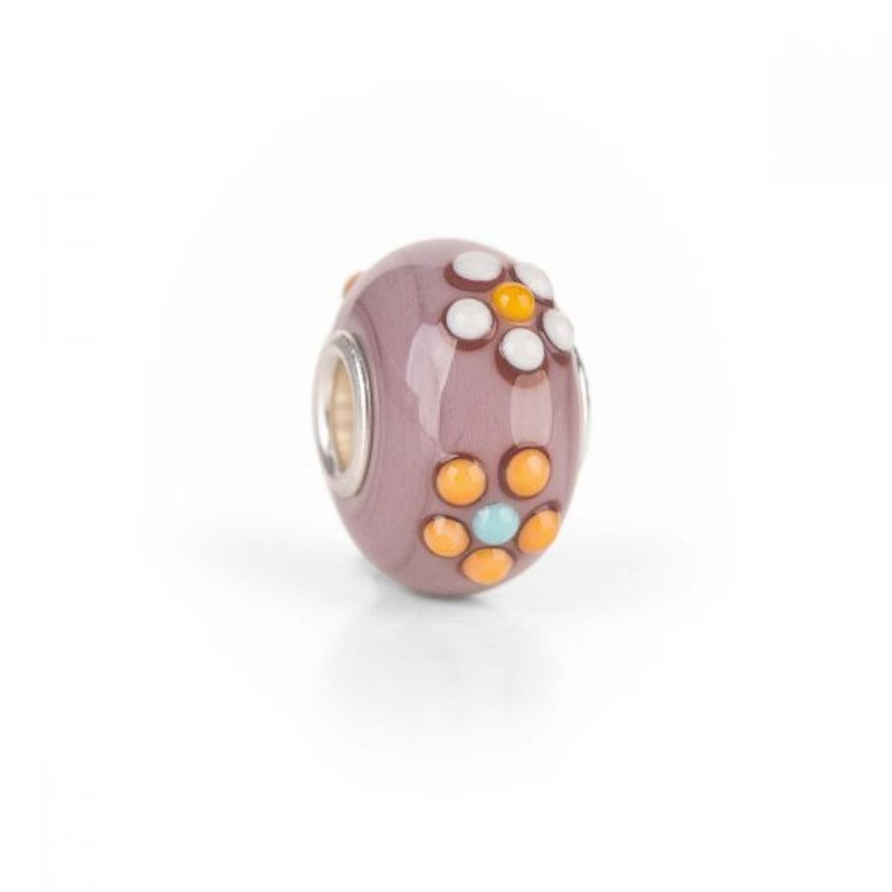 THUN Purple Bouquet Glass Bead by Trollbeads® - Celebrate Magical Moments TGLBE-20144EC