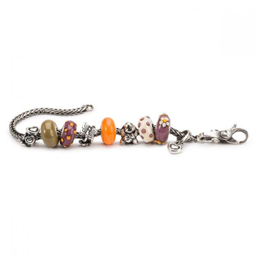 THUN Purple Bouquet Glass Bead by Trollbeads® - Celebrate Magical Moments TGLBE-20144EC
