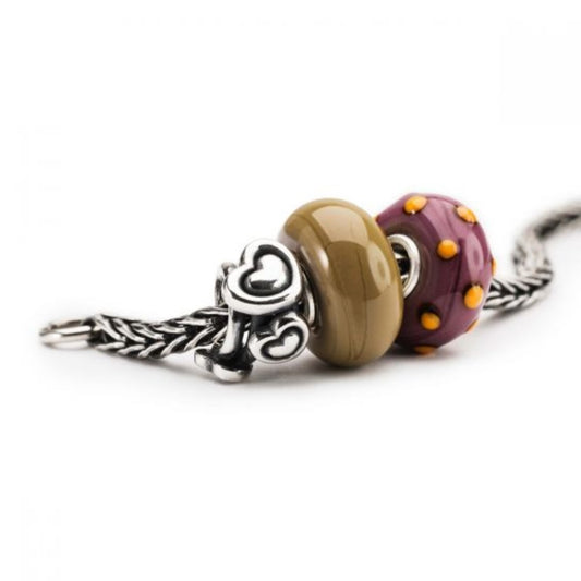 Bead in argento anello intreccio di cuori THUN by Trollbeads® - Per un amore eterno TAGBE-10243EC