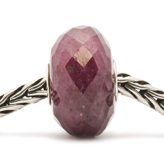 Trollbeads Ruby Heart Bead Silver TSTBE-30003