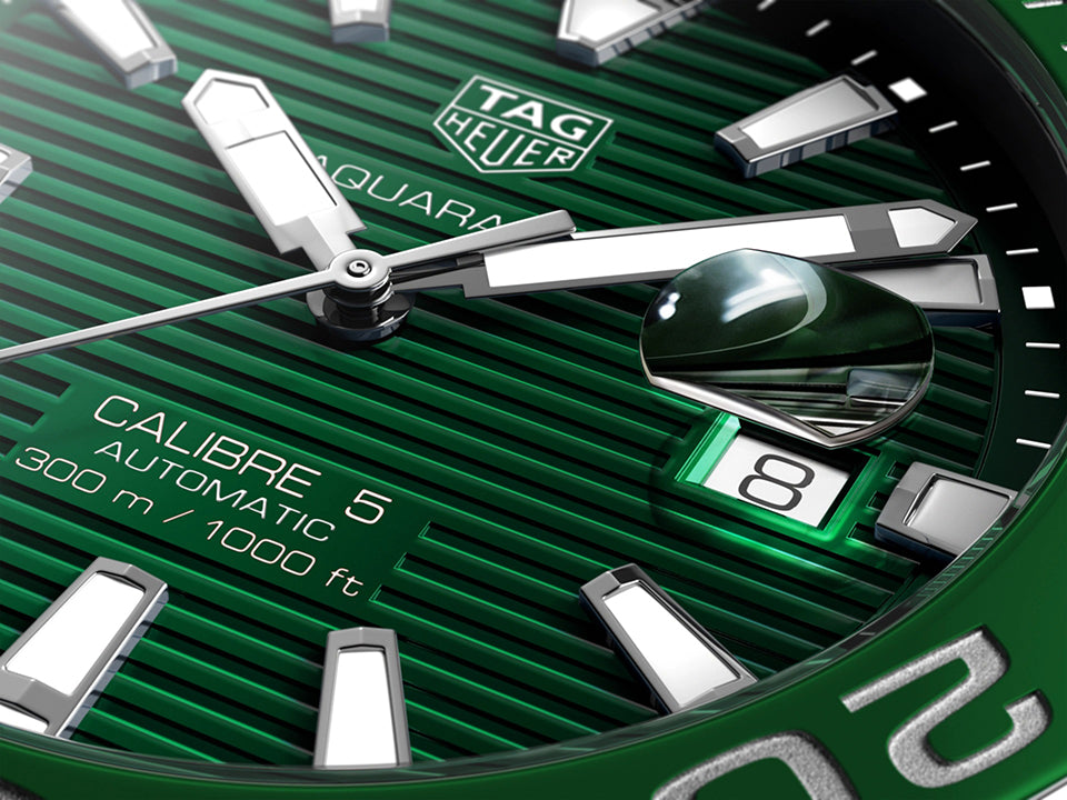 Orologio Tag Heuer AQUARACER CALIBRE 5 GREEN WAY201S.BA0927