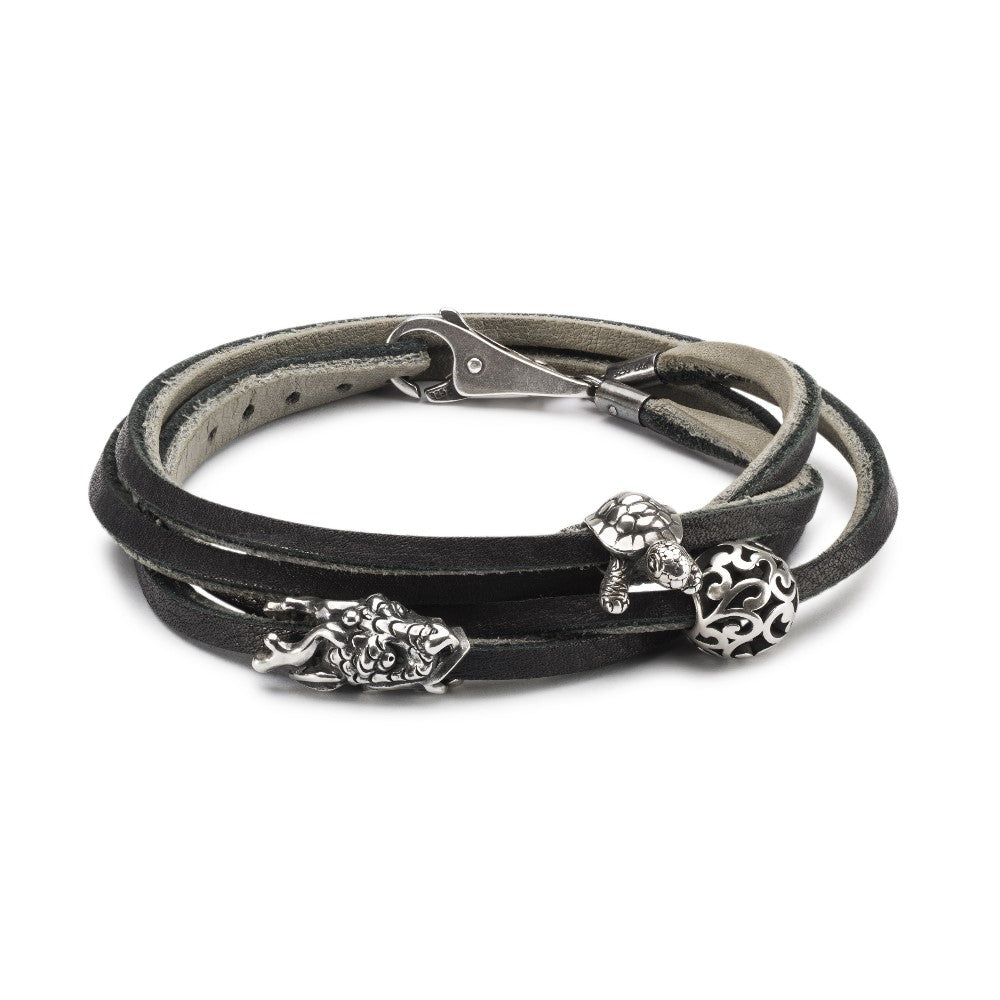 Trollbeads Leather Bracelet Spiritual Strength