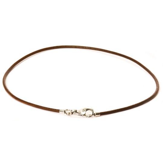 Collana Trollbeads Collana Cuoio Marrone