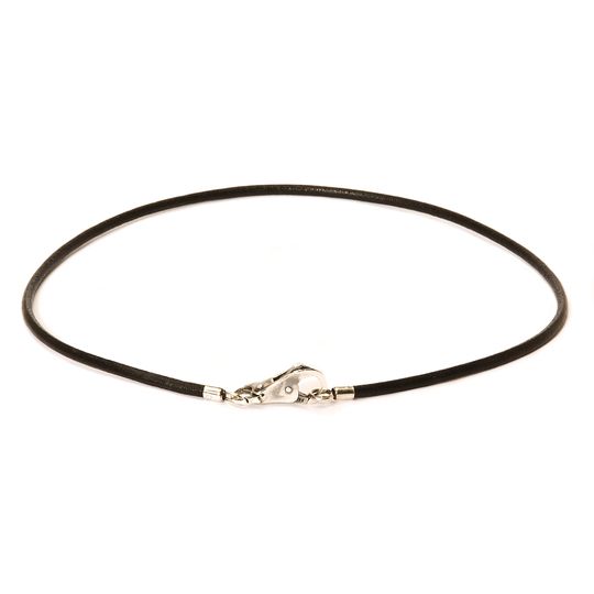 Collana Trollbeads Collana Cuoio Nero