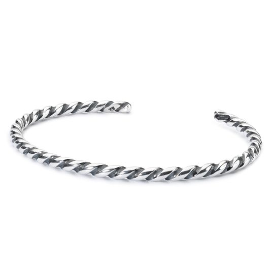 Bracciale Trollbeads Bangle a Spirale in Argento