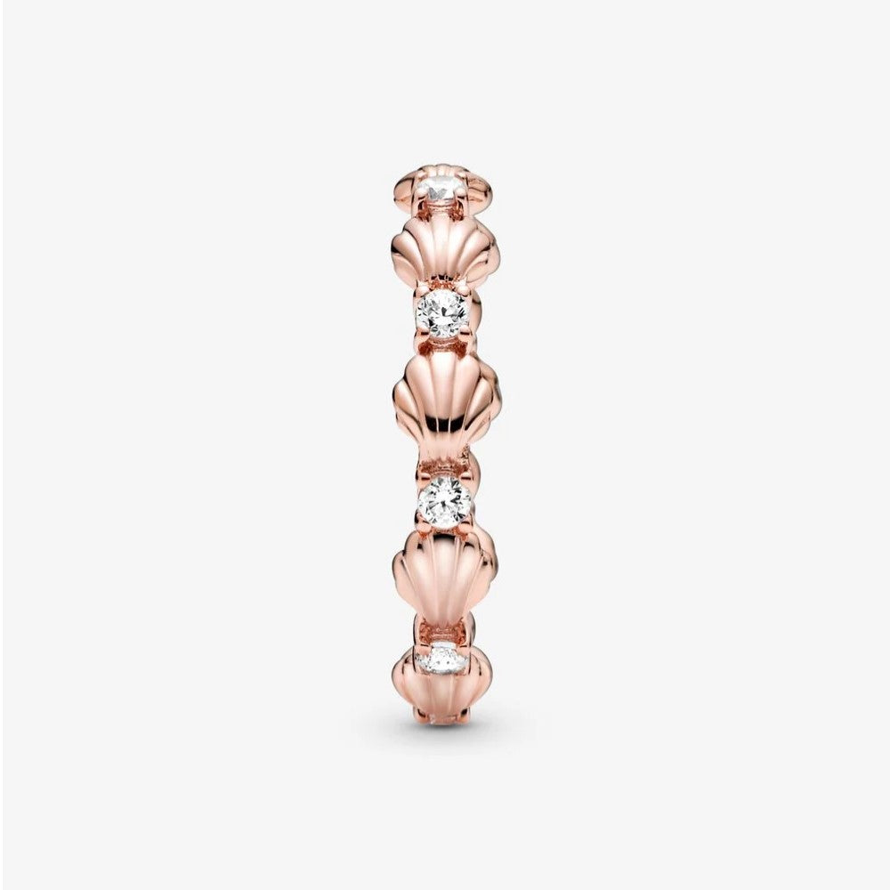 Pandora Sparkling Shell Band Ring 188946C01