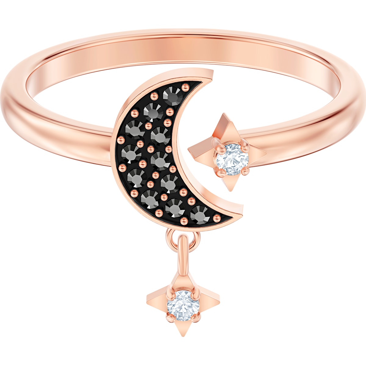 Swarovski Symbolic Moon ring