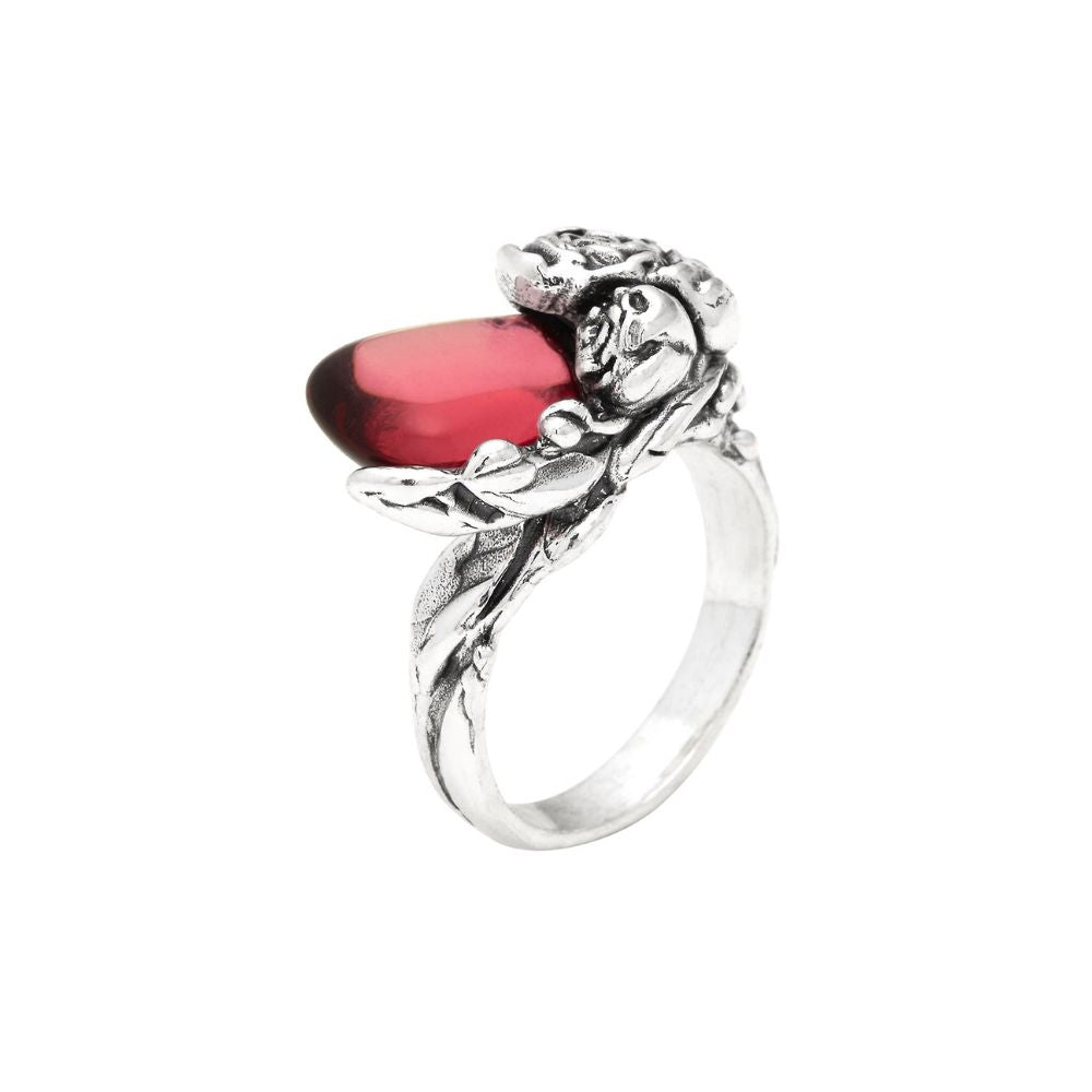 Anello goccia peonie Giovanni Raspini 12422