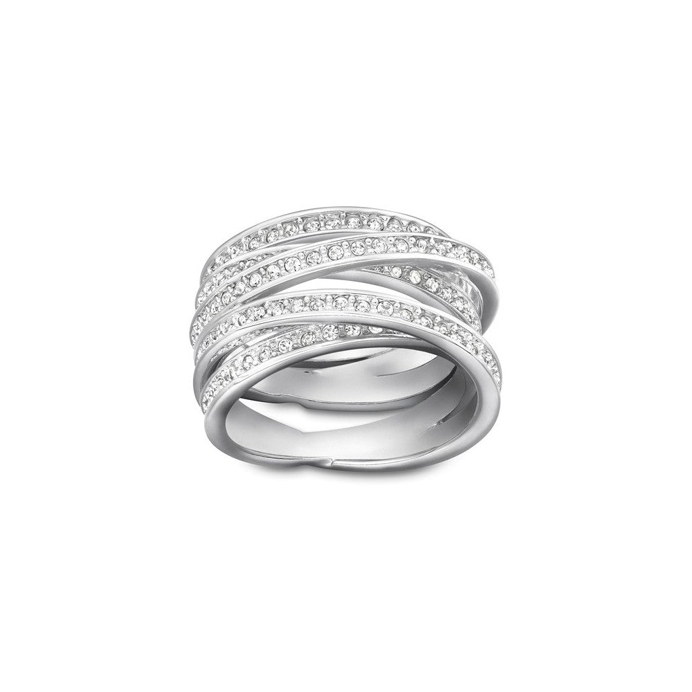 Swarovski Spiral Ring