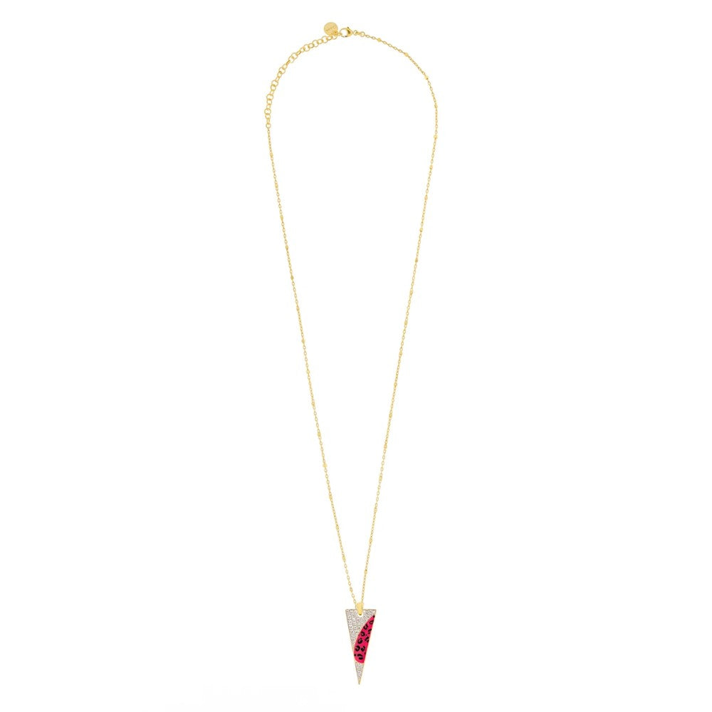 Girocollo Rue Des Mille Jungle Tribe con Lancia Smalto Maculato GRJ-02