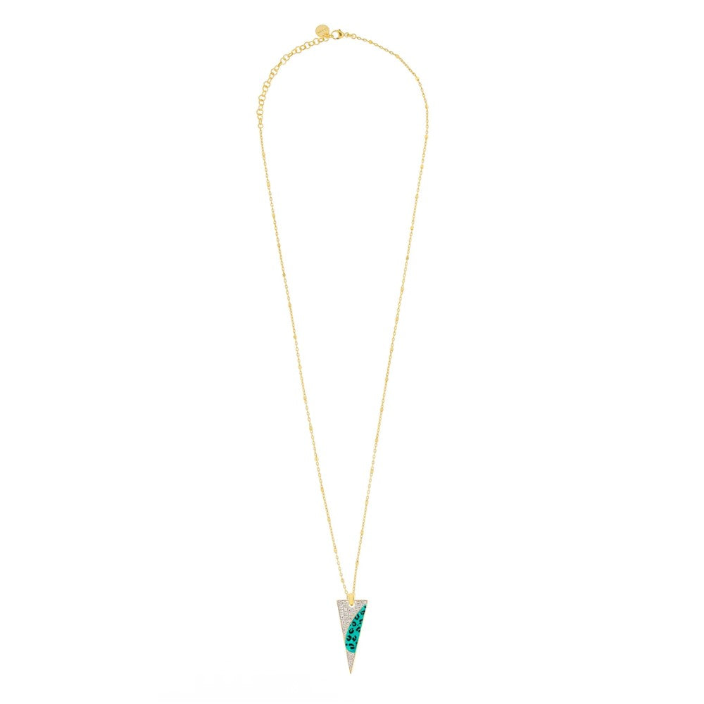 Girocollo Rue Des Mille Jungle Tribe con Lancia Smalto Maculato GRJ-02