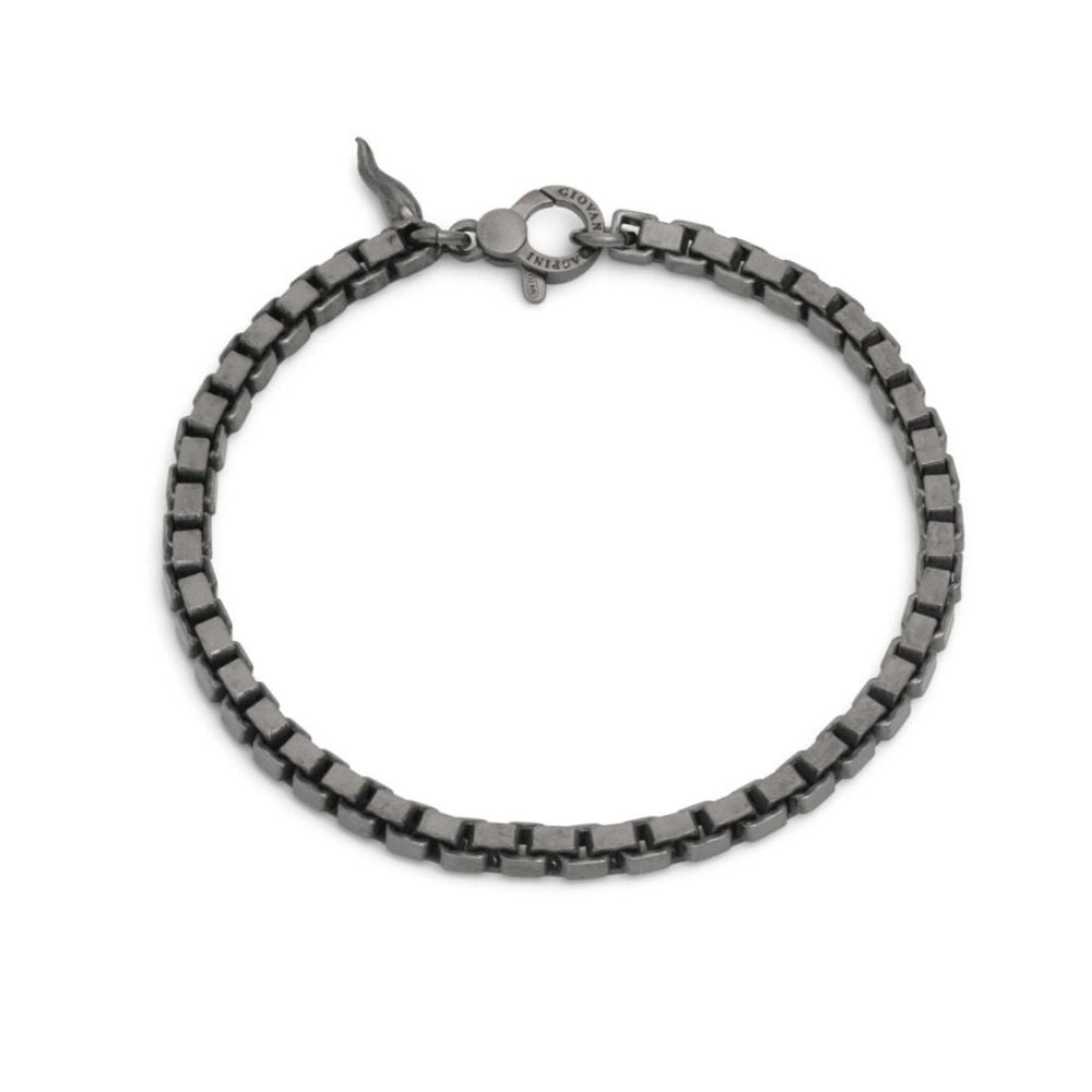 Bracciale maglia quadra black Giovanni Raspini 12398