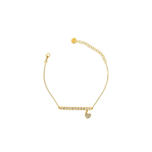 Bracciale Catenella Rue Des Mille Cuore Zirconi BRZ001WCUO