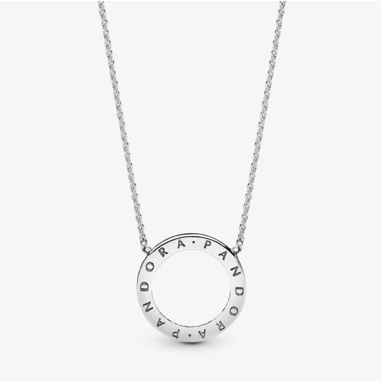 Pandora Sparkling Circle Necklace 590514CZ-45