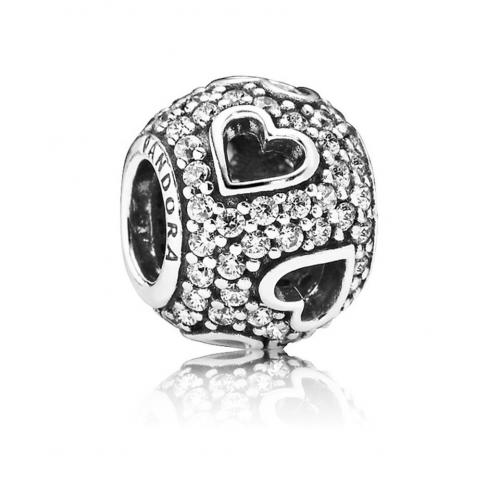 Pandora Openwork Hearts Charm 791426cz
