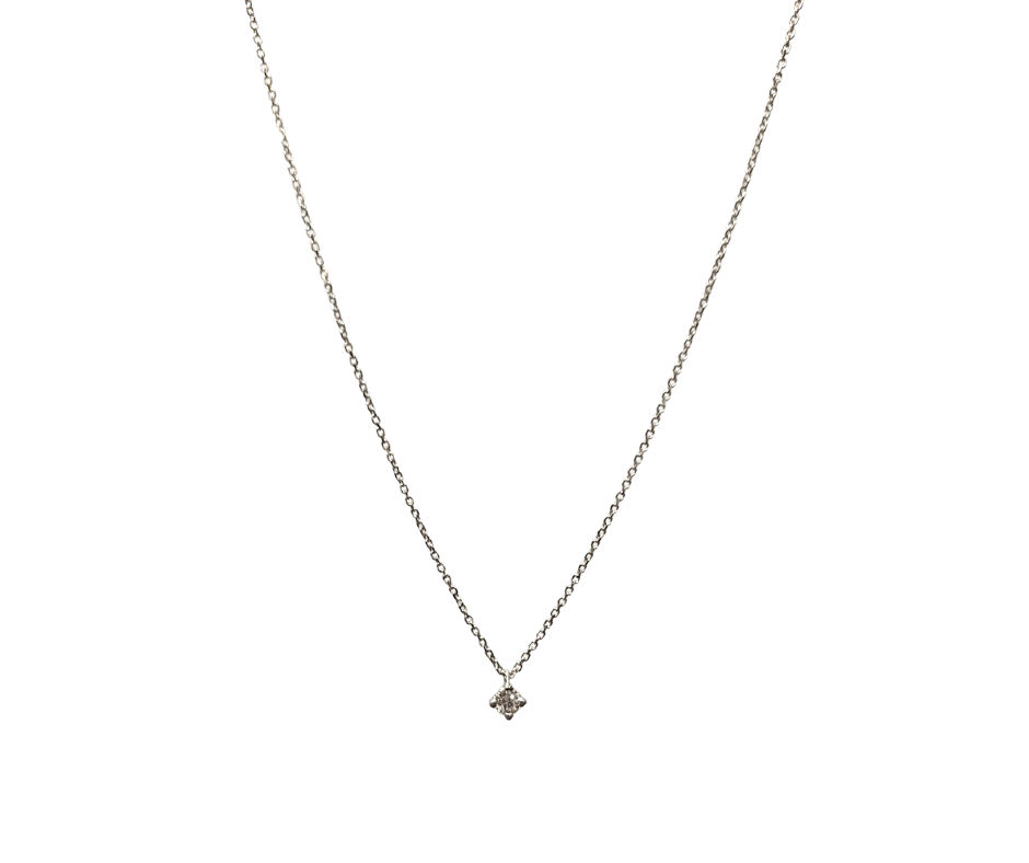 Collana Casadei Diamante Punto Luce in Oro Bianco