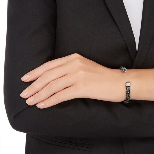 Bracciale Rigido Swarovski Crystaldust Multicolore Scuro