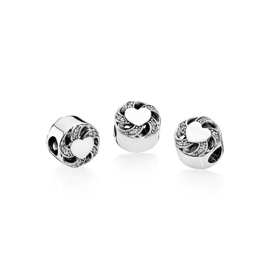 Charm Pandora Cuore & Nastro 791976CZ
