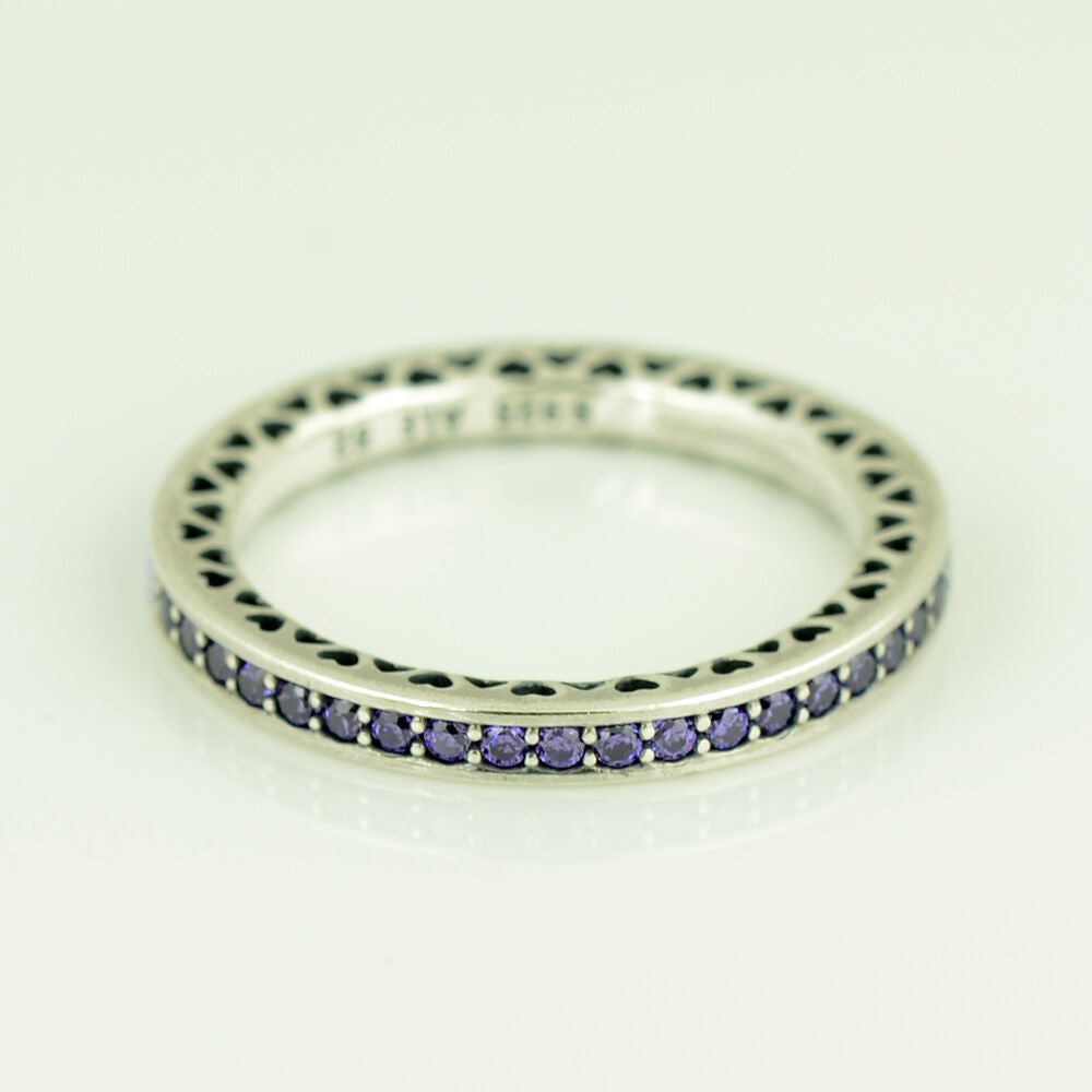 Pandora Radiant Hearts Purple Ring 191011ACZ