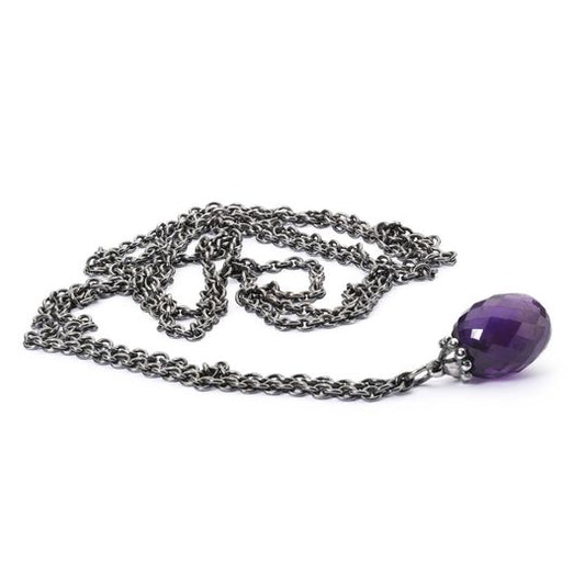Collana Trollbeads Collana d'Argento con Ametista