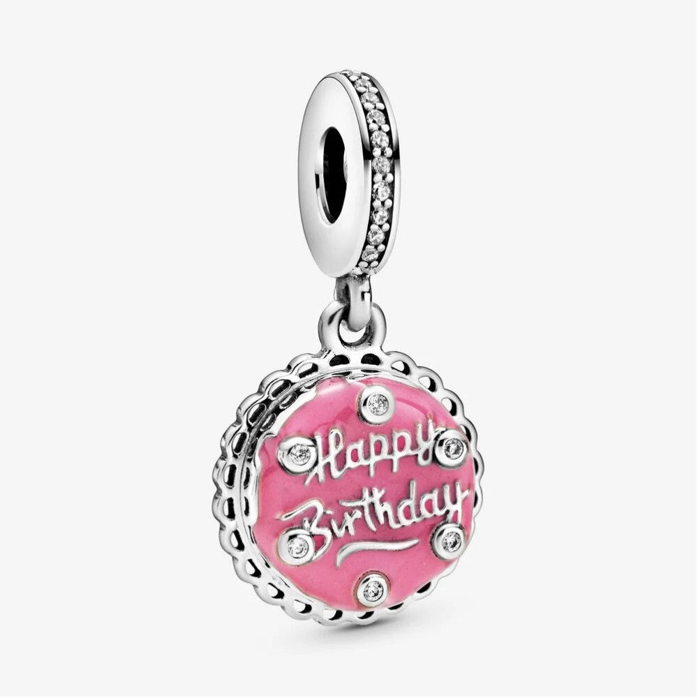 Charm Pendente Pandora Torta di Compleanno Rosa 798888C01