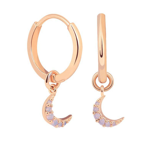 Orecchini Cerchietti Luna Magica