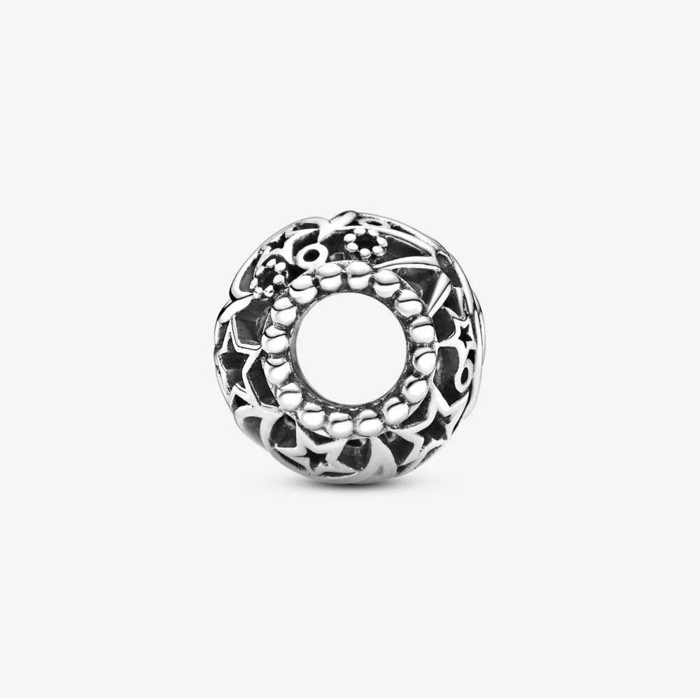 Charm Openwork Pandora Sole, Stelle e Luna 799183C00