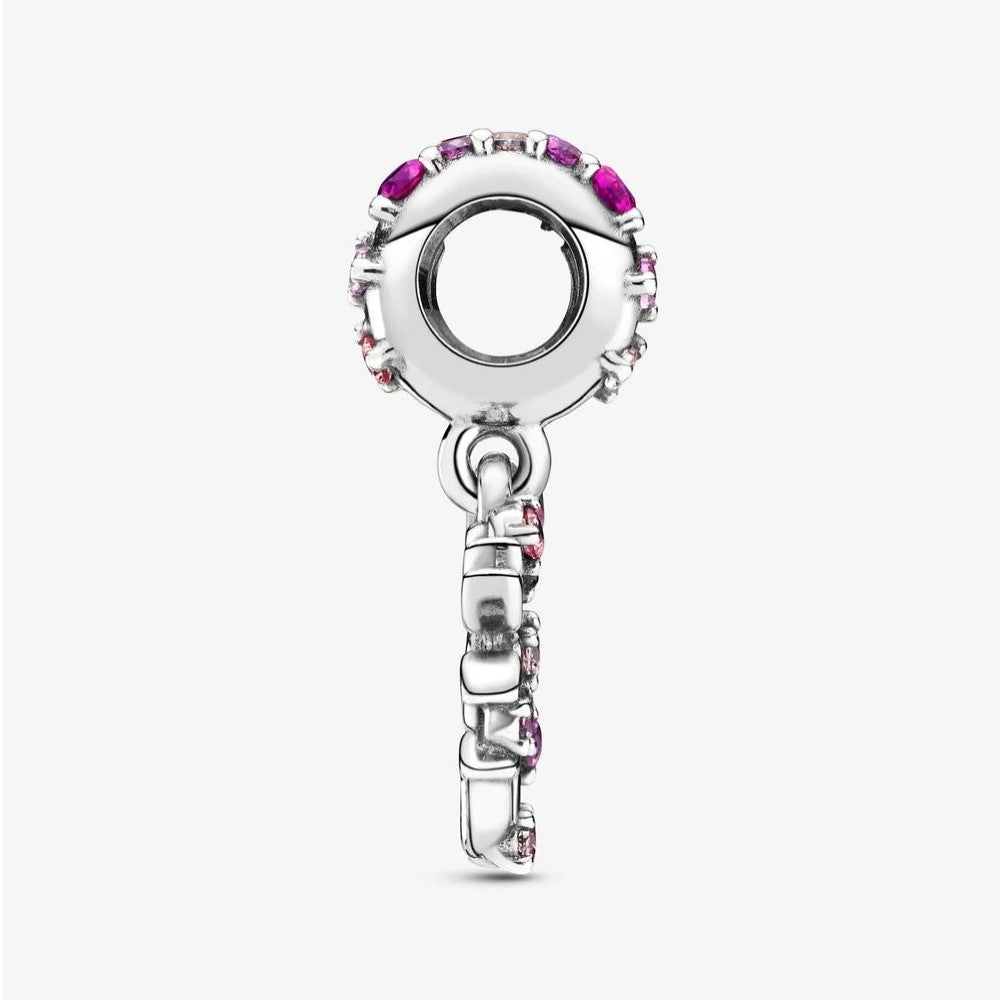 Pandora Pink Heart Family Tree Pendant Charm 799153C01