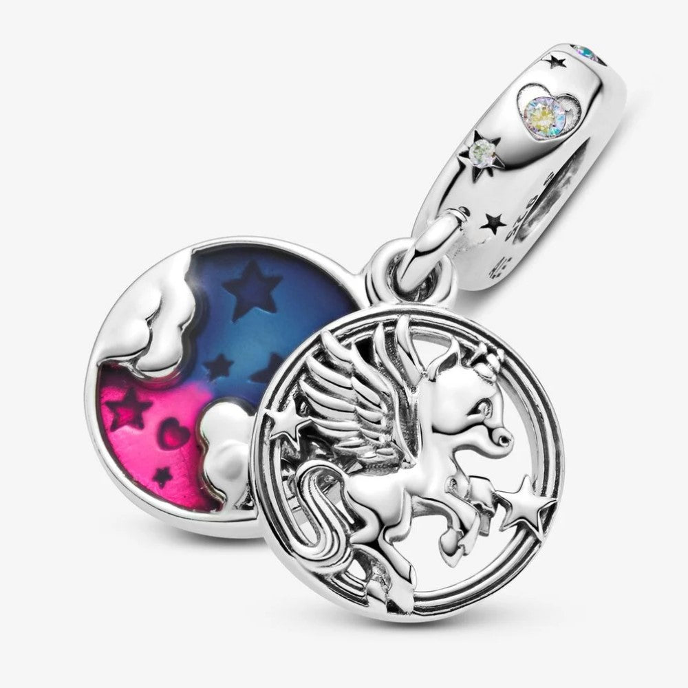 Pandora Double Magical Unicorn Pendant Charm 799145C01