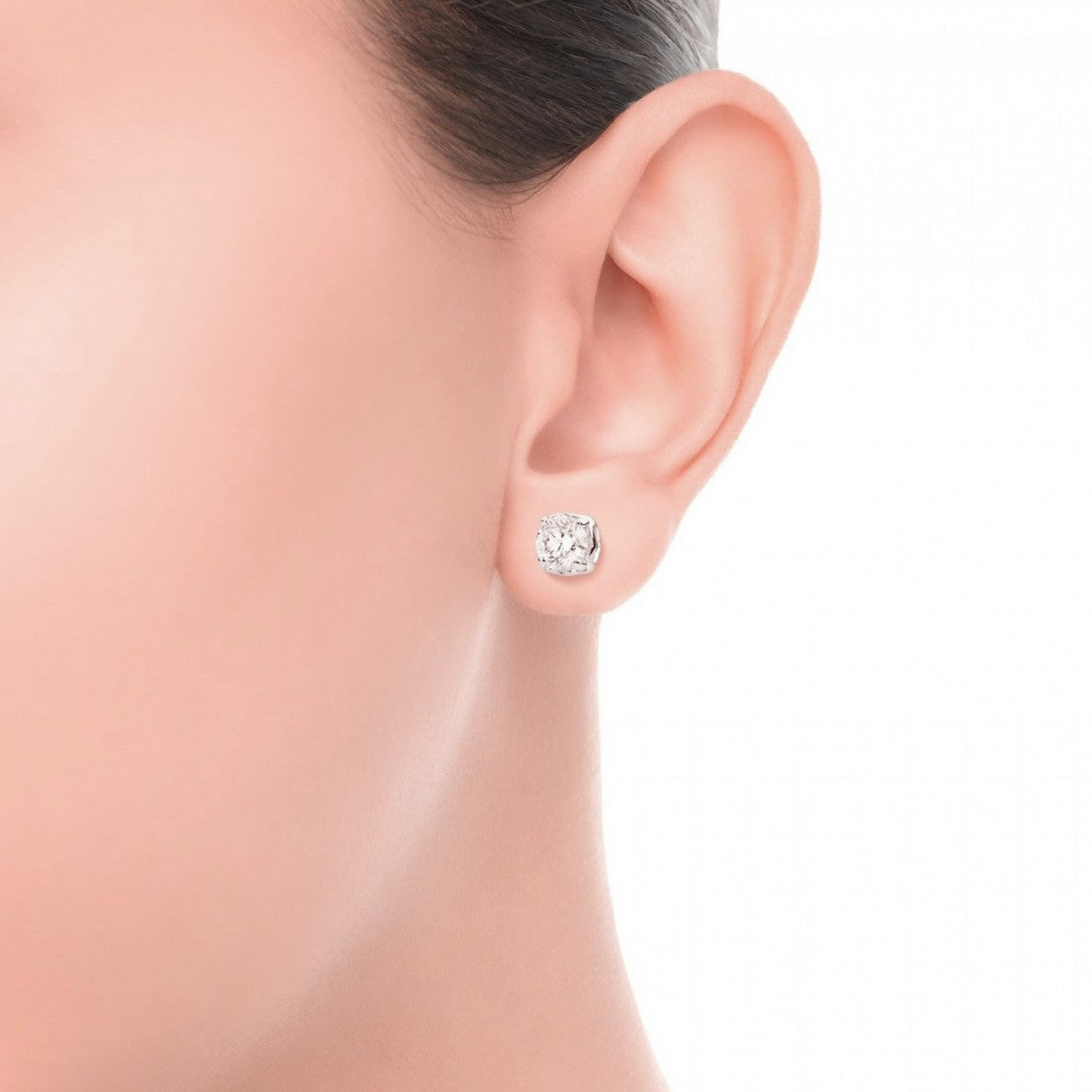 Orecchini Punto Luce Donna Recarlo Anniversary In Oro Con Diamanti E01px001023 (1)