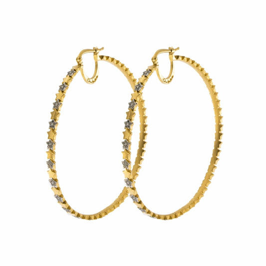 Orecchini a Paio Rue Des Mille Stelle Alternate Diametro 6 ORZ-006 D6 STE