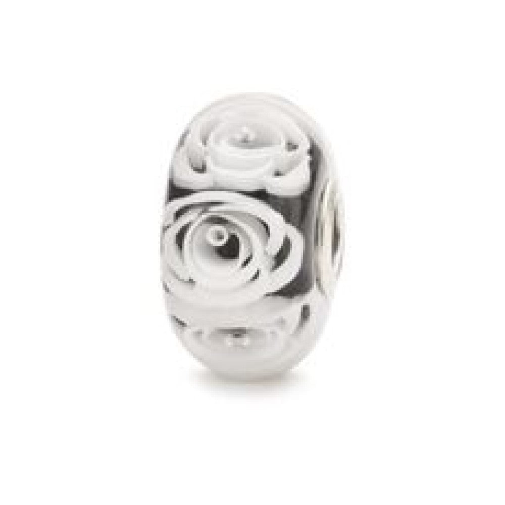 Trollbeads Bangle Pink Queen White