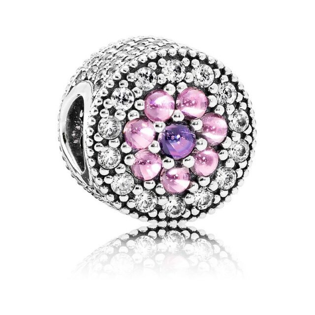 Pandora Sparkling Flower Charm 791820PCZMX