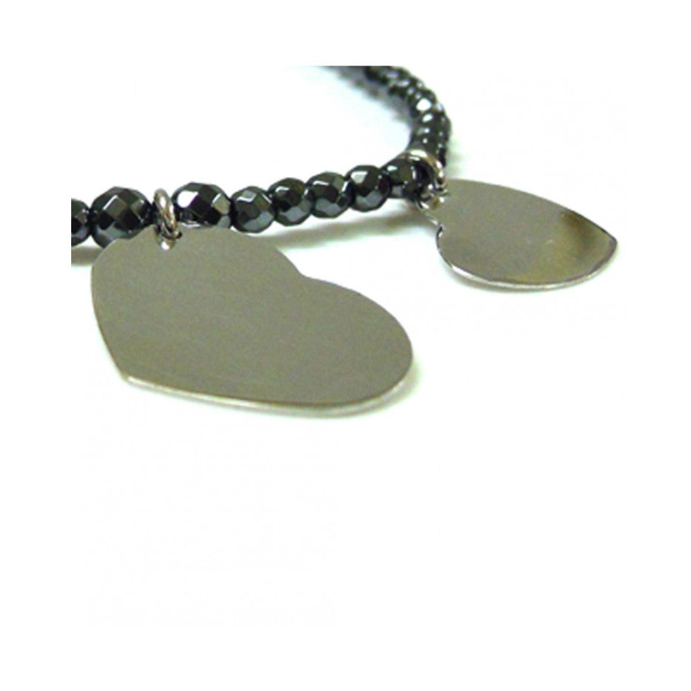 Bracciale Spadarella Ematite Cuori SPBR104
