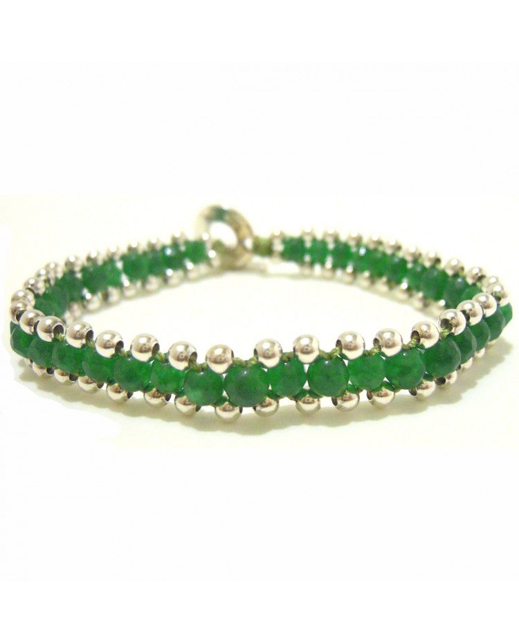 Bracciale Spadarella Treccia Pietra - SPBR067