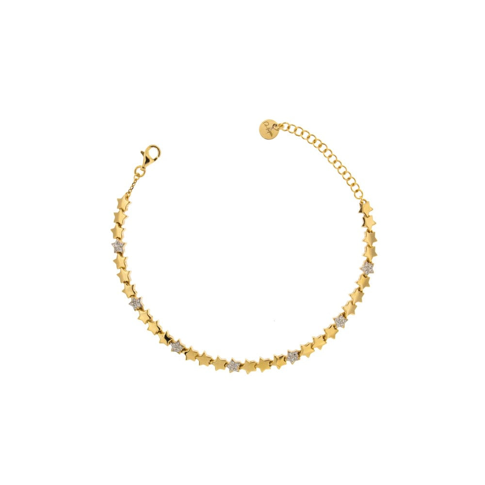 Rue Des Mille Stelle Alternate Tennis Bracelet BRZ-15SOG W STE
