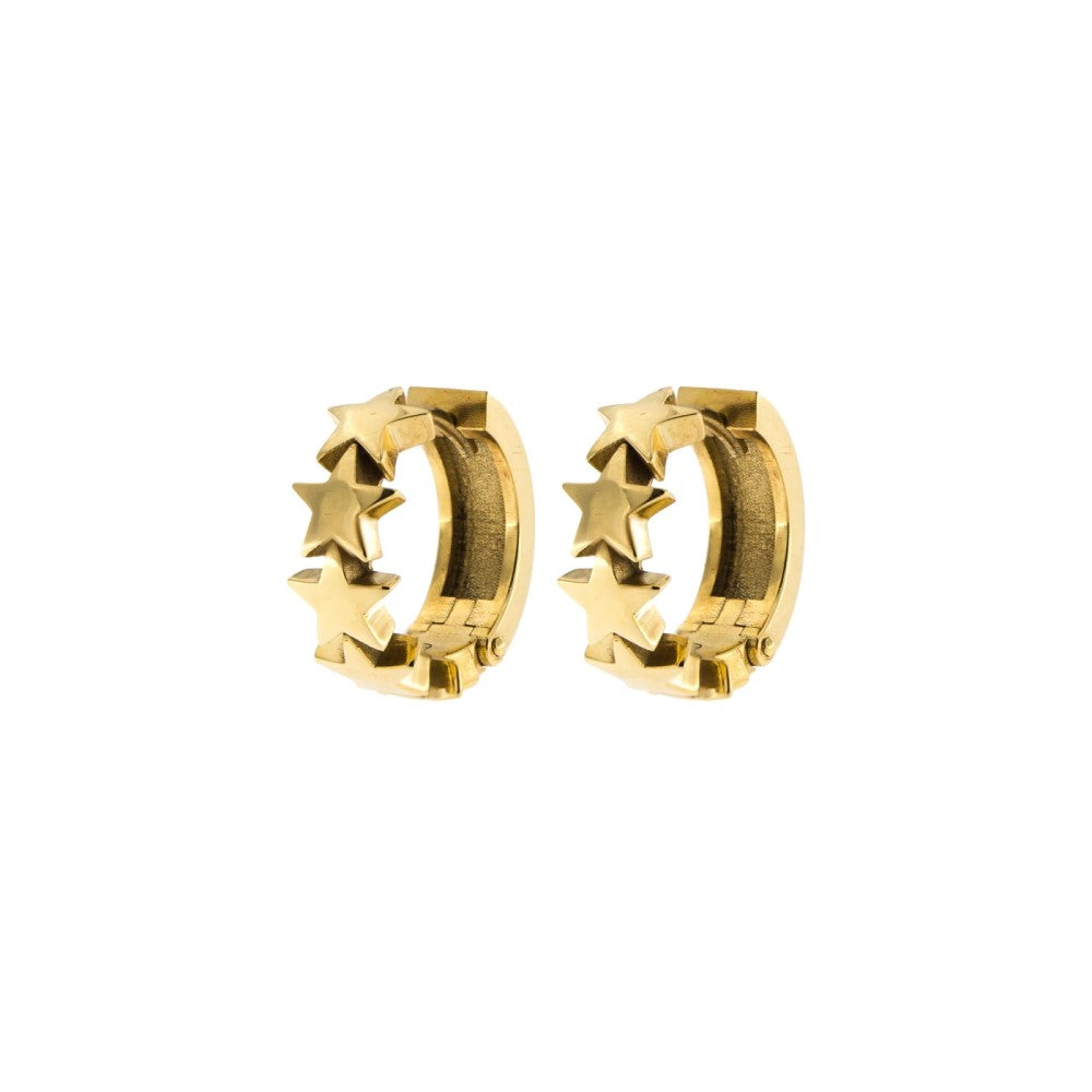 Orecchini a Paio Rue Des Mille Cerchietto Stella ORZ-004-STE